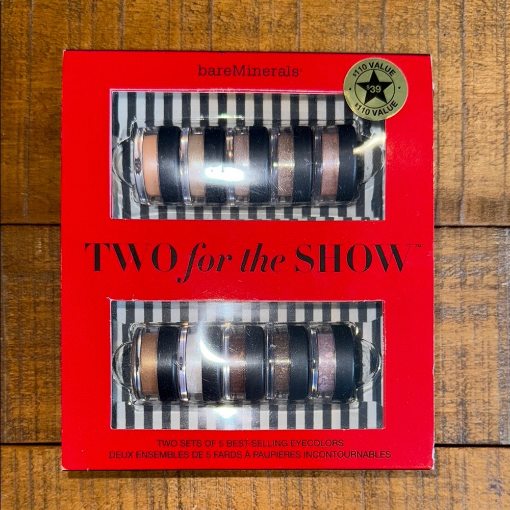 NIB bareMinerals Two for the Show Eye Colors Set